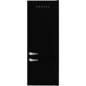 Resim Vestel Retro NFK52001 Siyah No-Frost Buzdolabı 