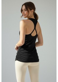 Resim Scorp Aura Sırt Detaylı Kadın Spor Atlet Siyah Renkli 