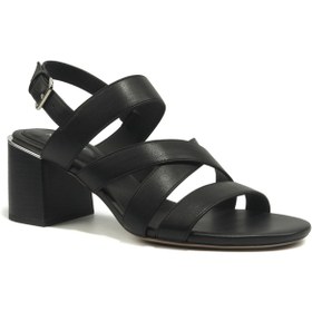 Resim Nine West ELICEA 6FX Siyah Kadın Topuklu Sandalet 