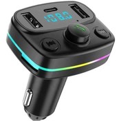 Resim Yenimiyeni Car X16 Bluetooth Transmitter Fm Radyo Araç Kiti 