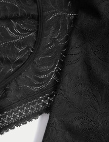 Resim Flexifit™ Düşük Sıkılıkta Dantel Detaylı Bolero - Siyah / 10 