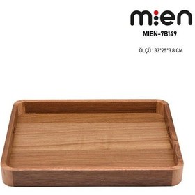 Resim Mien Akasya Tepsi 33 X 25 X 3.8 Cm Kahverengi 
