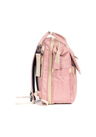 Resim Beşikli Anne Bebek Bakım Sırt Çantası Pembe 