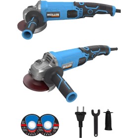 Resim Müller Germany Powerfull 4000 Çelik Şanzıman 6 Kademe Devir Ayarlı Orta Boy Taşlama ve Kesim Makinesi 