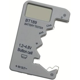 Resim Oldfriend Jımı Bt189 Grey Dijital Pil Test Cihazı Lcd Ekran Aa Aaa 9v Kapasite Voltmetre 