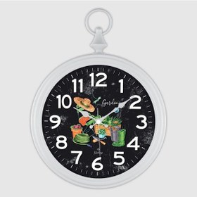 Resim Galaxy D-217-b-6 Dekoratif Köstekli Duvar Saati Siyah 