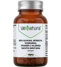 Resim Venatura Beta Glukan Ekinezya Kuşburnu C Vitamini Çinko 30 Kapsül 