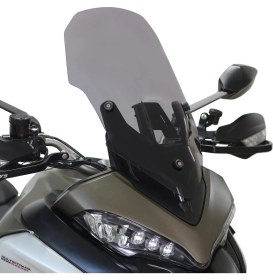 Resim GP Kompozit Ducati Multistrada 1200 2015-2018 Uyumlu Ön Cam Şeffaf 60 cm 