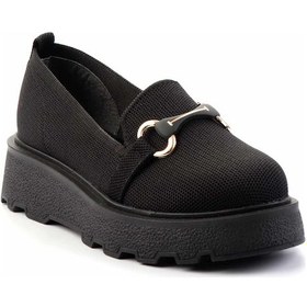 Resim Bambi Siyah Kadın Espadril K01327058882 Siyah 
