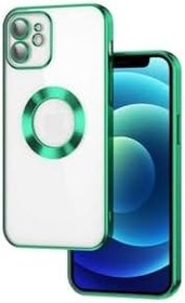 Resim Samsung Galaxy S8 Plus Kılıf Logo Yeri Açık Kamera Lens Korumalı Renkli Kenarlı Şeffaf Silikon ile uyumlu 