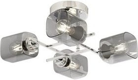 Resim Avonni AR-60271-4K Krom Kaplama Modern Avize E27 Metal Cam 44cm 