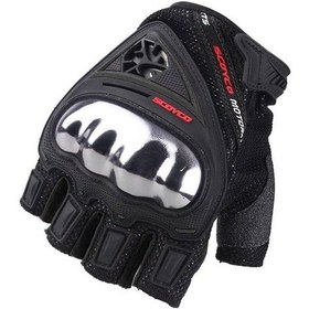 Resim Truck Scoyco Mc44d Yarım Motosiklet Eldiveni - Konforlu Ve Dayanıklı - Şehir Ve Uzun Yol Kullanımı Renkli 