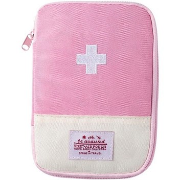 Sones Seyahat Ev Taşınabilir Tıbbi Çanta, Renk: Pembe Küçük