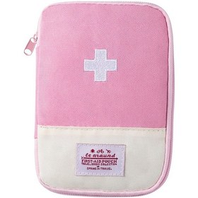 Resim Sones Seyahat Ev Taşınabilir Tıbbi Çanta, Renk: Pembe Büyük 