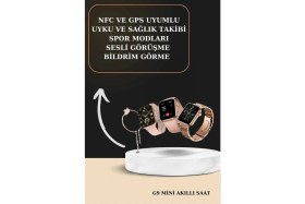 Resim Pileli Store 3 Kordonlu Pembe Amoled Ekran Akıllı Saat ve Yeni Nesil Pro Kablosuz Bluetooth Kulaklık Anc/enc 