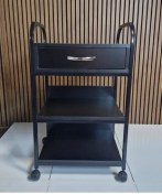 Resim Siyah Çekmeceli Etejer 