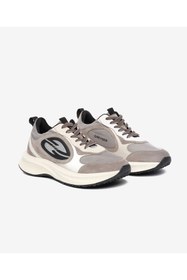 Resim Greyder Gri Hakiki Deri Spor Ayakkabı 5K1SA18511S | Unisex 