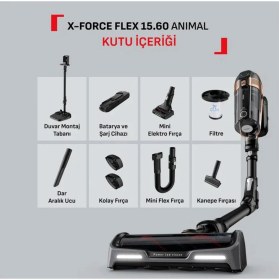 Resim Tefal 230 Air Watt Emiş Gücüne Sahip Bükülebilir Borulu Kablosuz Dikey Süpürge 80 Dakika Kesintisiz Çalışma Süresi ve Evcil Hayvan Dostu Turbo Fırçalı 
