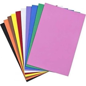 Resim - Düz Karışık Renkli A4 Eva 20 * 30 10 Adet 