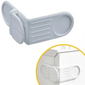 Resim SELFBUYSELL Bebek Çocuk Güvenlik Çekmece ve Dolap İçin Kendiliğinde Yapışkanlı Vidasız Köşe Kapak Kilidi (5324) 