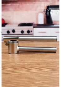 Resim Paslanmaz Çelik Sarımsak Ezici Dayanıklı Ve Pratik Mutfak Yardımcı Aparatı Çelik 