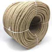 Resim Ekodoğa Bej Jüt Halat 12 mm 40 m Ip Halat 