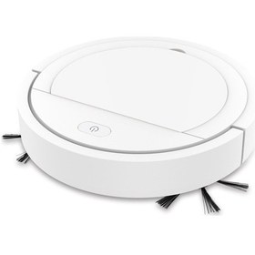 Resim Reedark "mini Robot Süpürge: Kuru Ve Islak Temizleme, Usb Şarj, 65mm İnce, 100 Dakika Çalışma" Beyaz 
