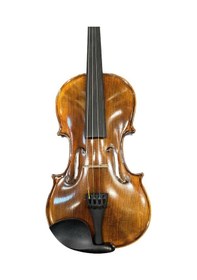 Resim Hdv 41 Üst Kalite Masif Ağaç Keman Abanoz Aksamlı 