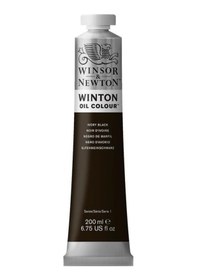 Resim Winsor Newton Winton Yağlı Boya 200ml N:24 Ivory Black 