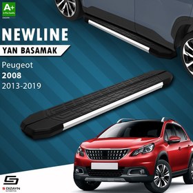 Resim S-Dizayn Peugeot 2008 NewLine Krom Yan Basamak 173 Cm 2013-2019 A+ Kalite 