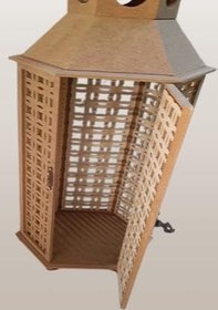 Resim Hobi Adn 90233 Dekoratif Fenerlik MDF HAM CNC Kesim Nakış Oymalı Klipsli El Yapım 
