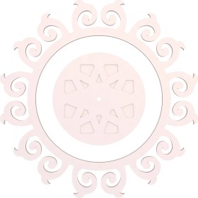 Resim Motifpiyer Lamba Tavan Göbeği 02-Motifli-Yuvarlak-1-Dış Çıtalı 