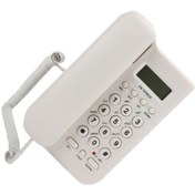 Resim Xindoker Ev Ve Ofis İçin İngilizce Telefon - Beyaz, Fsk/dtmf Desteği, Gelen/giden Arama Kaydı, Güvenilir Performans İngiltere Uyumlu 