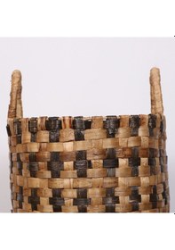 Resim Yeni Finike Su Sümbülü Çamaşır Ve Saklama Sepeti 32x37x47 Cm Kahverengi 