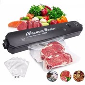 Resim Vacuum Sealer Gıda Vakum Ve Mühürleme Makinesi- Yiyecek Tazeliği Koruma Ev Ve Restoran- 10 Adet Vakum Torbası 