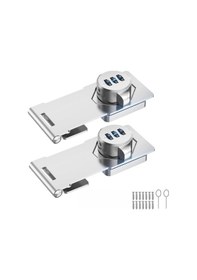 Resim Shineyee Kombinasyon Kilidi Dolap Kapı Kilidi Çekmece Kilidi Hırsızlığa Karşı Çift Kapılı Dolap Kilidi Dosya Dolabı Mandalı Kilit Seti 