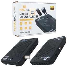 Resim Zibox Magbox Homebox Full HD Uydu Alıcısı 4000 Kanal TKGS / Youtube / USB Destekli (Uzatma Display Gözlü) 