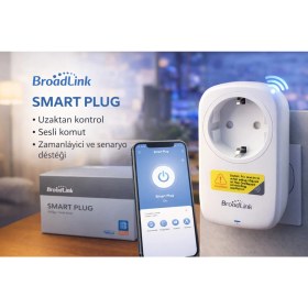 Resim EyluX Shop Akıllı Kablosuz Sesli Komutlu Zamanlayıcı Wifi Akıllı Priz Telefon Kontrollü Priz 