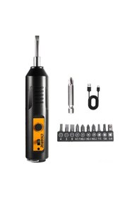Resim Xindoker Şarj Edilebilir Mini Elektrikli Tornavida Seti - 2000mah Pil, Usb Şarj, 7 Uçlu 111 Karakter 