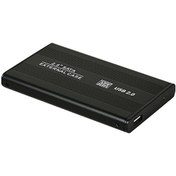 Resim Monyee 2.5 İnç Sata Usb2.0 Dış Hard Disk Kutusu, Alüminyum Kasa, 480mbps Hız, Geniş Uyumlu Siyah 