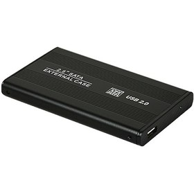 Resim Monyee 2.5 İnç Sata Usb2.0 Dış Hard Disk Kutusu, Alüminyum Kasa, 480mbps Hız, Geniş Uyumlu Siyah 