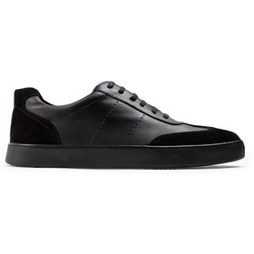 Resim Deery Hakiki Deri Siyah Sneaker Erkek Ayakkabı 