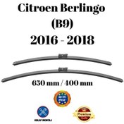 Resim Citroen Berlingo B9 2016 2017 2018 Uyumlu Ön Cam Silecek Süpürgesi Takımı 650/400mm Silbak Sb2616c 