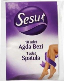 Resim Sesu Ağda Bezi 10'lu + Spatula 