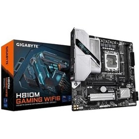 Resim Gıgabyte H810m Gamıng Wıfı6 Intel H810m Soket 1851 Ddr5 6400mhz Oc M.2 Anakart 