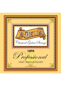 Resim La Bella 10ph Professional Klasik Gitar Teli Profesyonel - Konser Serisi High Tension Sert , Gümüş Kaplama Sargı, Naylon Çekirdek Ve Kristal Tizler Ölçüler: Standart Klasik Gitar Ölçüsü 