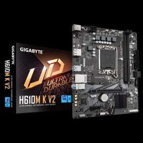 Resim Gigabyte H610m K V2, Rev.1.0, 2xddr5, M.2, Dp, Hdmı, 12-13.nesil, Lga1700 Soket, Anakart 