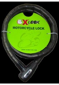 Resim Xbyc 81902 2 Metre 25 2000 Mm Halat Kilit Anahtarlı Yüksek Güvenlikli Motosiklet Kilidi 