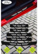 Resim Ford Falcon Araç Kapı Ve Bagaj Eşiği İçin Çizilmeye Dayanıklı Karbon Folyo Koruma Seti Falcon Yazılı 