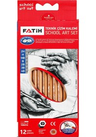 Resim Fatih Teknik Çizim Kalemi Okul Seti 12Li 
